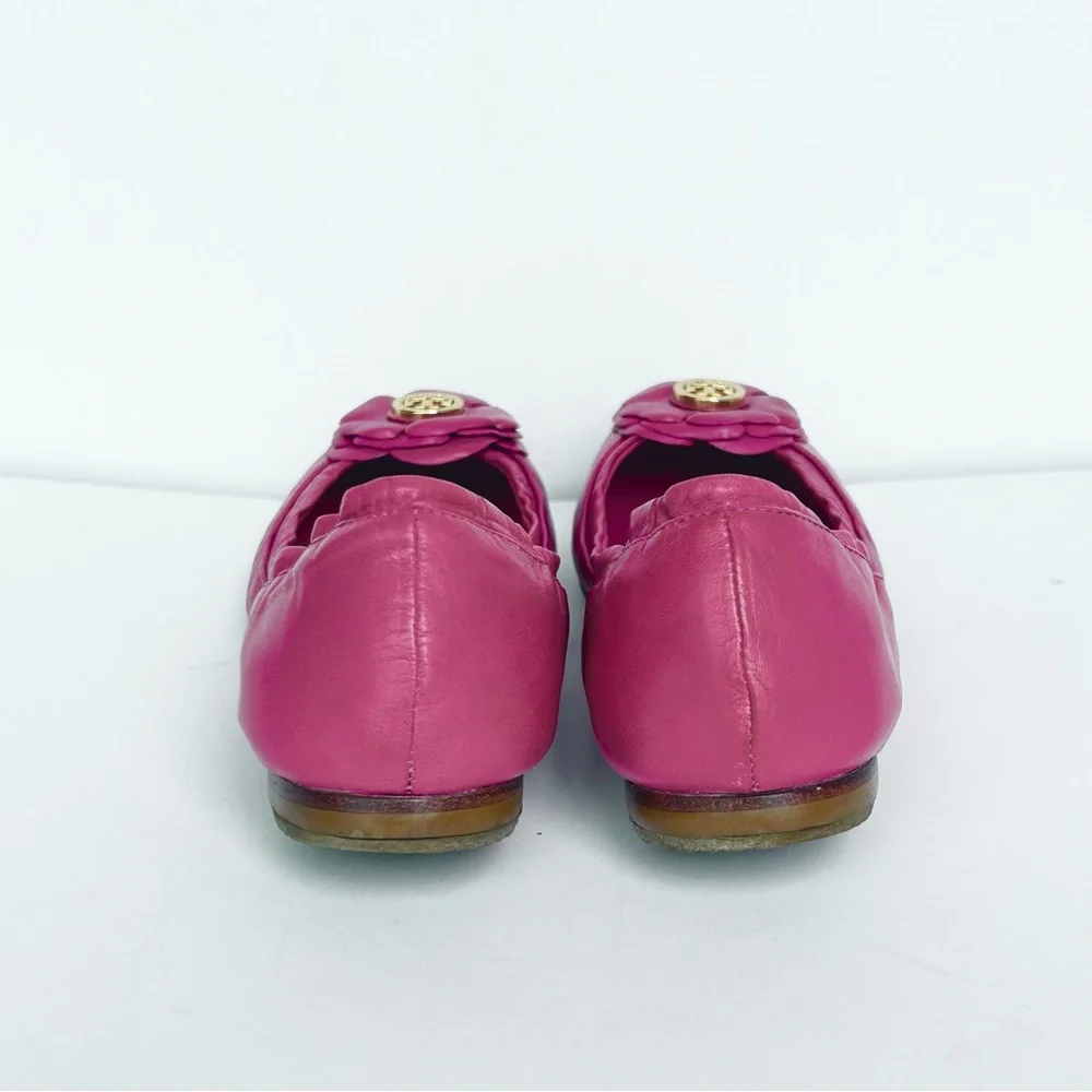 TORY BURCH Shelby Leather Ballet Flats